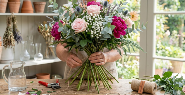 Cum se face un buchet de flori